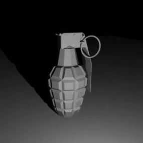 Mk 2 Grenade 3d model