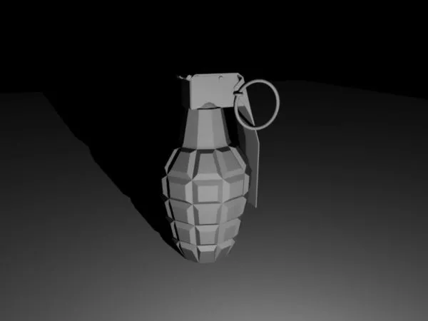 Army Smoke Grenade M18 3d model