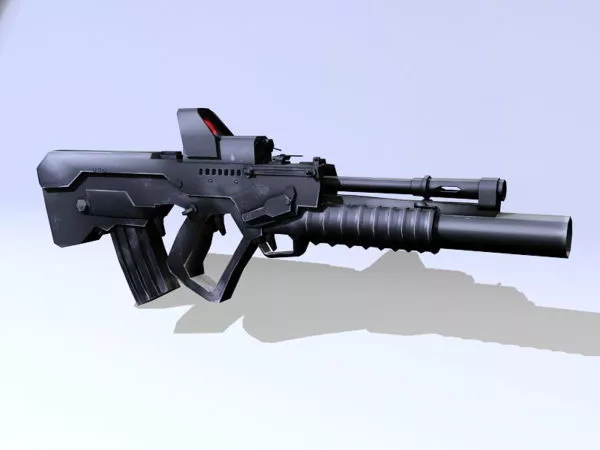 Tavor Tar-21 Assault Rifle 3d model Tavor Tar-21 Assault Rifle 3d model