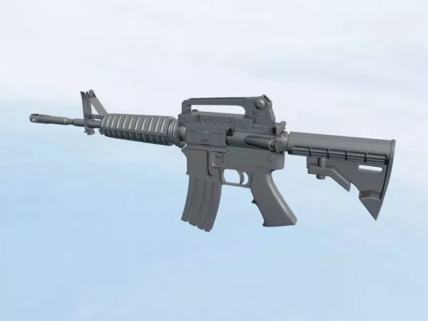 Carbine Assault Rifle 3d model Carbine Assault Rifle 3d model