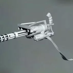 Gatling Minigun 3d model