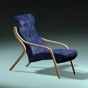 Vintage Recliner Chair 3d model
