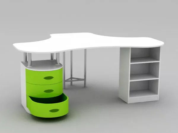 Office Desk Workstation 3d model Office Desk Workstation 3d model