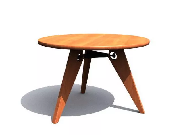 Modern Round Tea Table 3d model Modern Round Tea Table 3d model