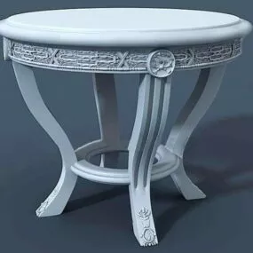 Victorian Tea Table 3d model