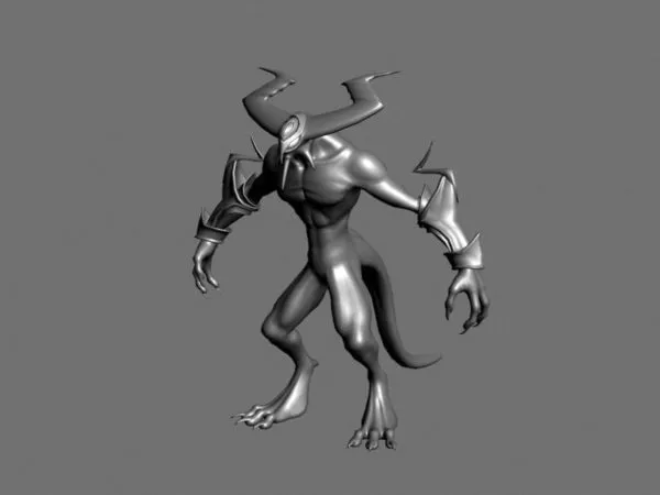 Demon Lord Rig 3d model Demon Lord Rig 3d model