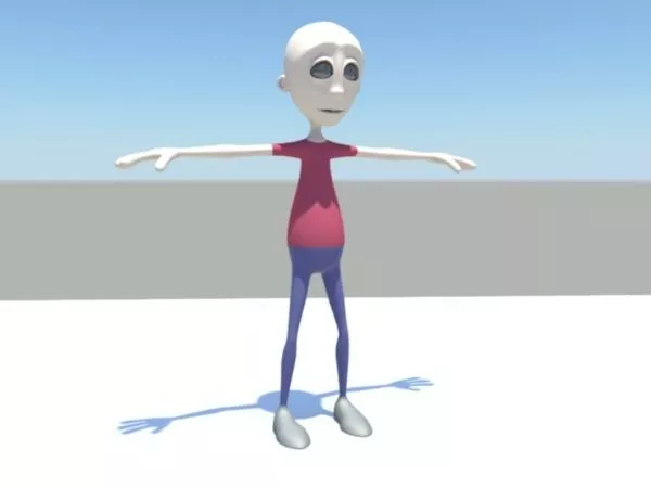 Alien Skeleton 3d model