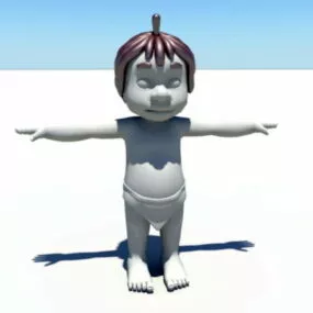 Toddler Boy 3d model