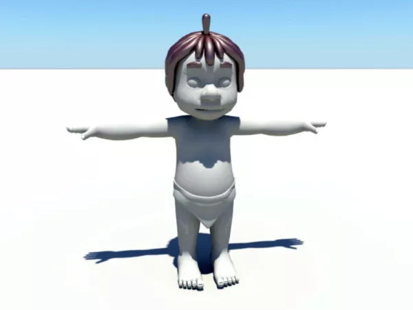 Toddler Boy 3d model Toddler Boy 3d model