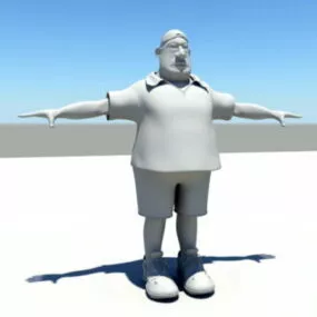 Fat Man 3d model
