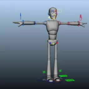 Person Base Male Rig 3d model