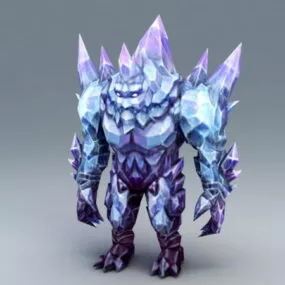 Crystal Golem 3d model