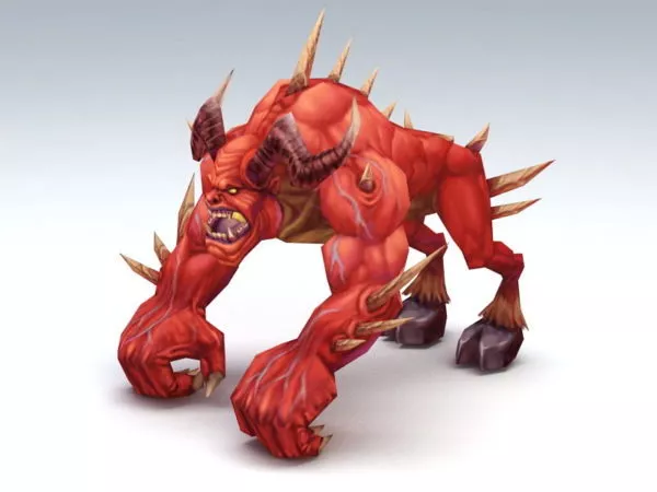 Fire Demon Beast 3d model Fire Demon Beast 3d model