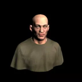 Portrait Man Male 3d model