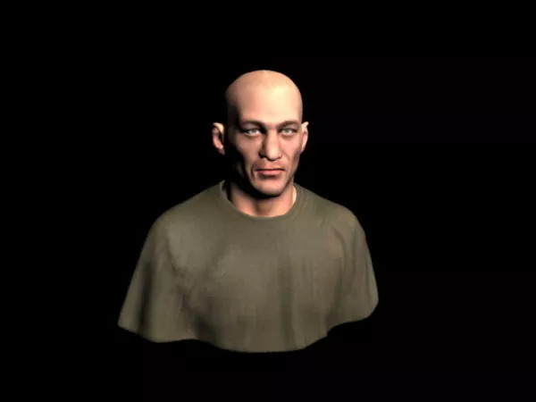 Portrait Man Male 3d model Portrait Man Male 3d model