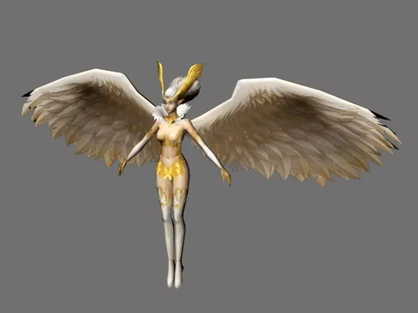 Warrior Guardian Angel 3d model Warrior Guardian Angel 3d model