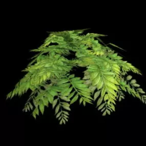 Small Green Bushes 3d model