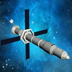 Artificial Satellite 3d model