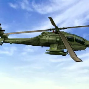 Apache Attack Helicopter 3d model