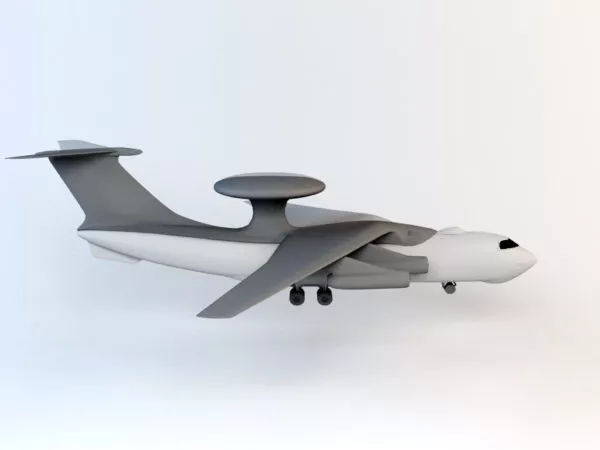 Kj-2000 Chinese Awacs Aircraft 3d model Kj-2000 Chinese Awacs Aircraft 3d model