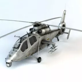 Wz-19 Reconnaissance And Attack Helicopter 3d model