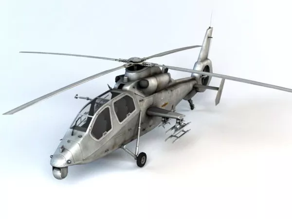 Wz-19 Reconnaissance And Attack Helicopter 3d model Wz-19 Reconnaissance And Attack Helicopter 3d model