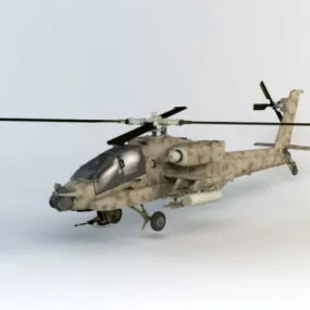 Combat Helicopter 3d model