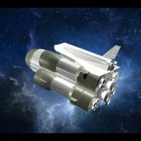 Space Shuttle Rockets Set 3d model