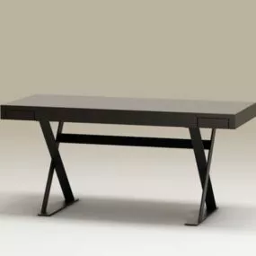 Modern Home Office Desk 3d model