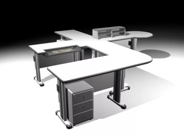 Office Workstations 3d model Office Workstations 3d model