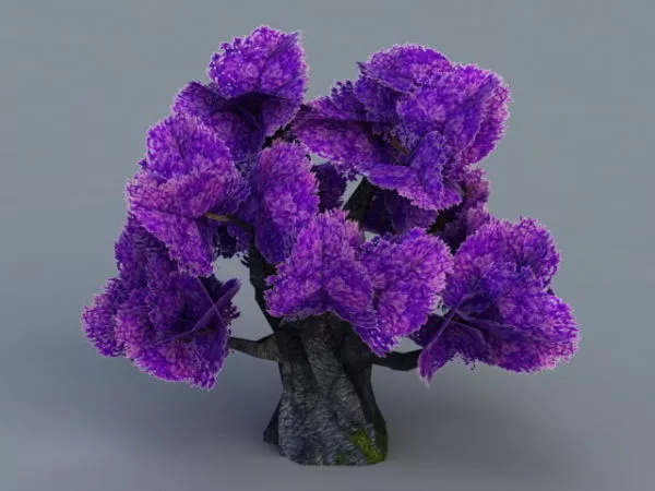 Purple Tree 3d model Purple Tree 3d model