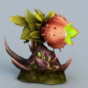 Meat-eating Flower 3d model