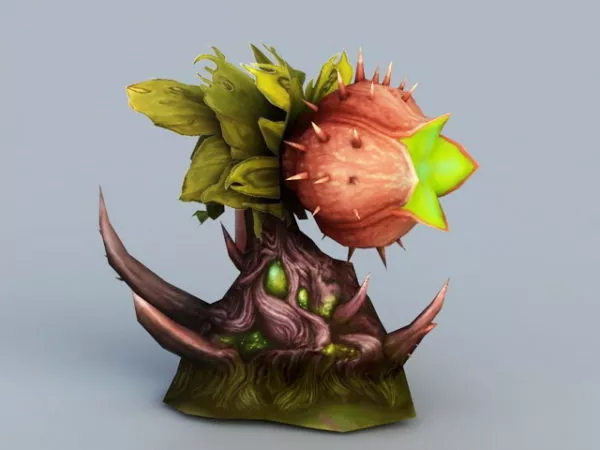 Meat-eating Flower 3d model Meat-eating Flower 3d model