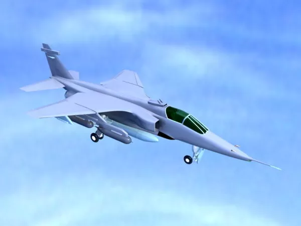 Modern Fighter Plane 3d model Modern Fighter Plane 3d model