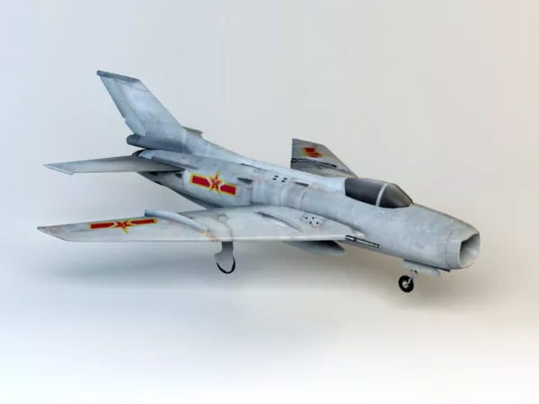 Chinese J-6 Fighter Aircraft 3d model Chinese J-6 Fighter Aircraft 3d model