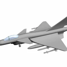 Chengdu J-10 Fighter Aircraft 3d model