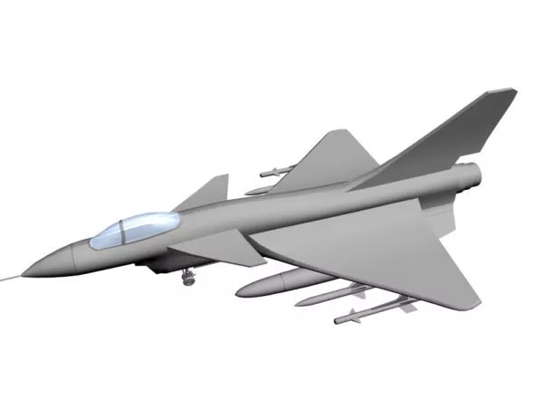Chengdu J-10 Fighter Aircraft 3d model Chengdu J-10 Fighter Aircraft 3d model