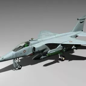 Sepecat Jaguar Fighter Jet 3d model