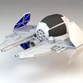 Jedi Starfighter 3d model