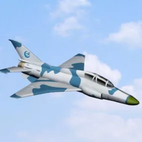 Ftc-2000 Mountain Eagle Fighter-trainer 3d model
