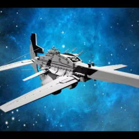 Alien Sci-fi Starfighter 3d model