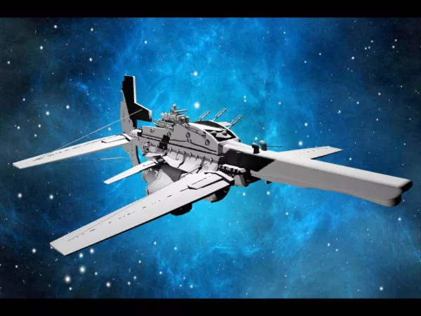 Scifi Ship Smuggler Spacecraft 3d model