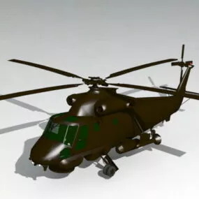 Attack Helicopter 3d model