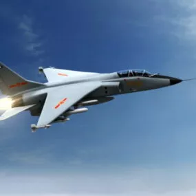 Jh-7 Fighter-bomber 3d model