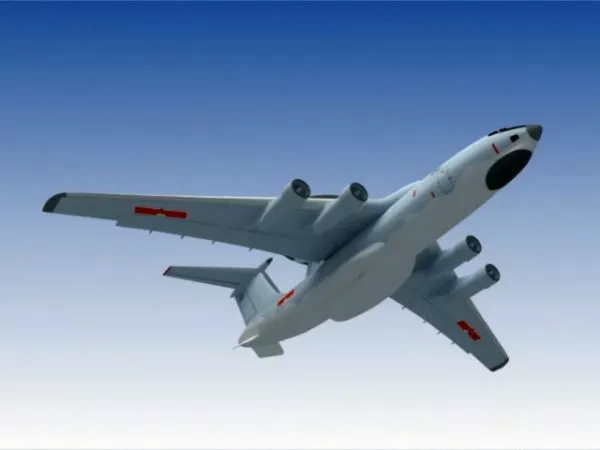 Chinese Kj-500 Aew&c 3d model Chinese Kj-500 Aew&c 3d model