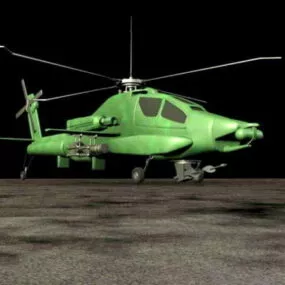 Apache Helicopter 3d model