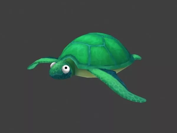 Realistic Sea Turtle 3d model