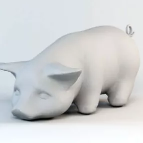 Pig Figure 3d model