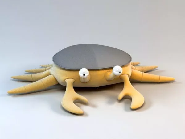 Scan Of Reef Crab Animal 3d model