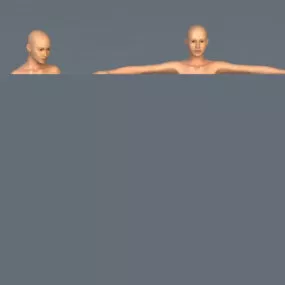 Character Woman Figures 3d model
